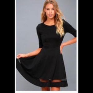 Lulus LBD with sleeves!